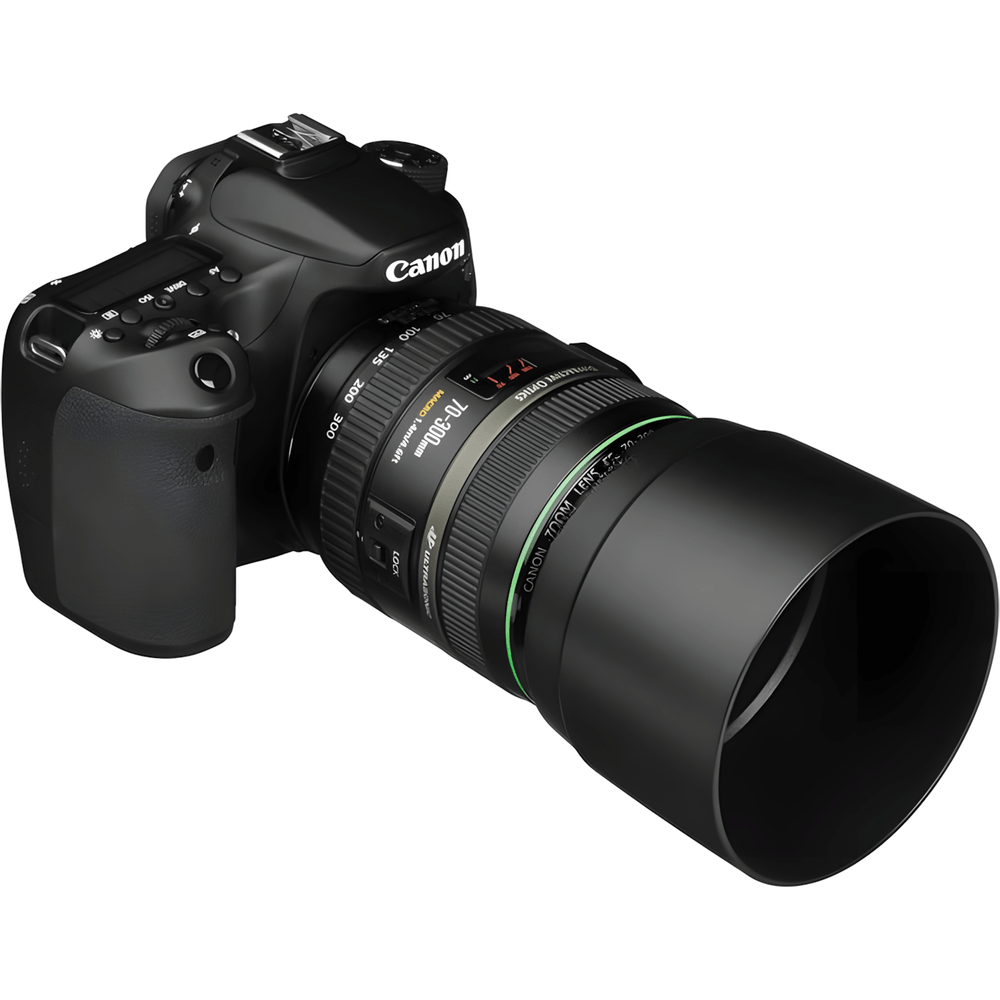 Para-sol Et-65b para Canon 70-300mm - eMania Foto e Video