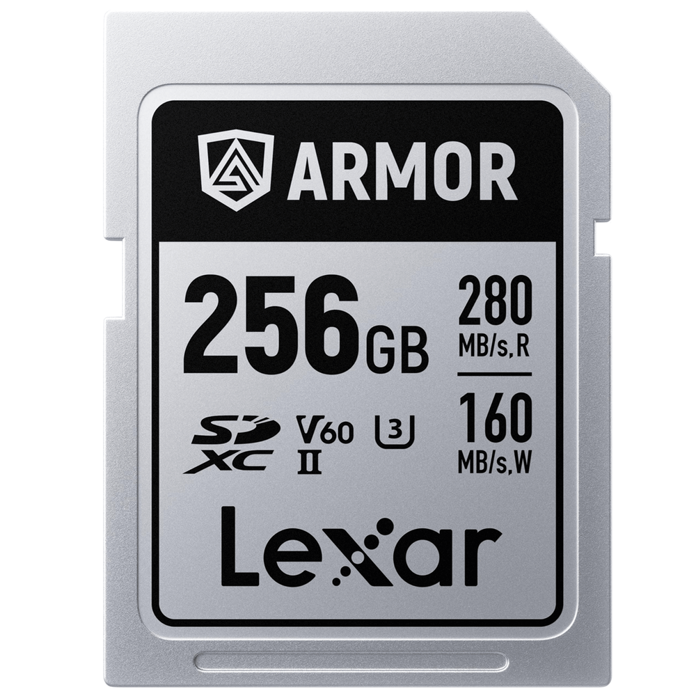 Cartao-SDXC-256Gb-Lexar-ARMOR-Silver-Pro-280Mb-S-UHS-II-V60-U3-IP68 Cartao-SDXC-256Gb-Lexar-ARMOR-Silver-Pro-280Mb-S-UHS-II-V60-U3-IP68