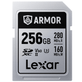 Cartao-SDXC-256Gb-Lexar-ARMOR-Silver-Pro-280Mb-S-UHS-II-V60-U3-IP68