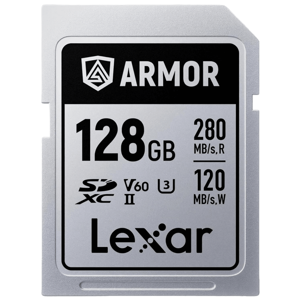 Cartao-SDXC-128Gb-Lexar-ARMOR-Silver-Pro-280Mb-S-UHS-II-V60-U3-IP68 Cartao-SDXC-128Gb-Lexar-ARMOR-Silver-Pro-280Mb-S-UHS-II-V60-U3-IP68