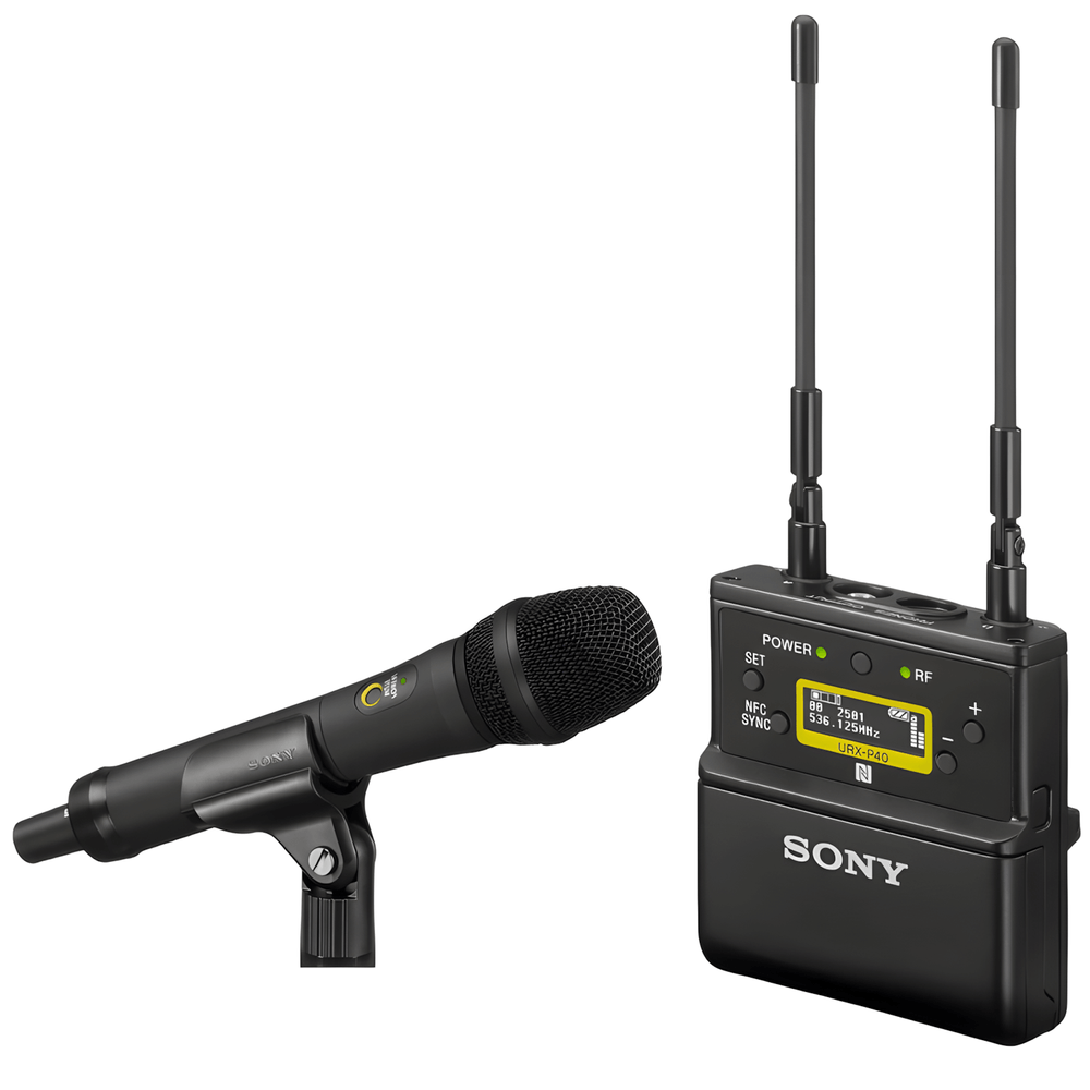 Sistema-Wireless-Sony-UWP-D22-Microfone-de-Mao-Cardioide-Sem-Fio-com-Montagem-em-Cameras Sistema-Wireless-Sony-UWP-D22-Microfone-de-Mao-Cardioide-Sem-Fio-com-Montagem-em-Cameras