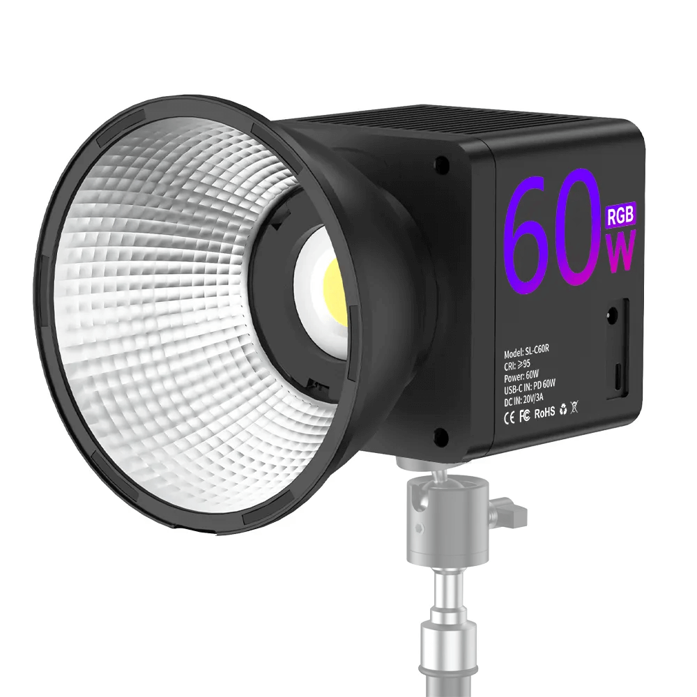 Iluminador-LED-Mamen-SL-C60R-COB-Mini-Spotlight-RGB-60W--Bivolt- Iluminador-LED-Mamen-SL-C60R-COB-Mini-Spotlight-RGB-60W--Bivolt-