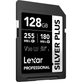 Cartao-de-Memoria-SDXC-128Gb-Lexar-Silver-Plus-Professional-4K-255MB-s-e-180MB-s