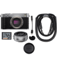 Camera-FujiFilm-X-E5-Mirrorless-com-Lente-XF-23mm-f-2.8--Prata-Silver-