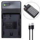 Carregador-EN-EL3e-para-Baterias-Nikon-EN-EL3e-EL3-e-EL3a--USB-