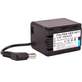 Bateria-VW-VBK180--VBK180T--com-Cabo-e-Plugue-DC-para-Filmadoras-Panasonic