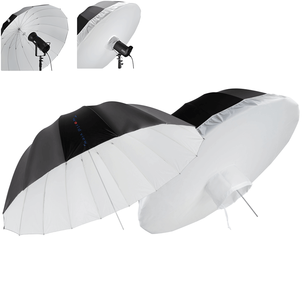 Sombrinha-Parabolica-Deep-Preta-Interior-Branca-16-Varetas-com-Difusor-Backpanel--135cm- Sombrinha-Parabolica-Deep-Preta-Interior-Branca-16-Varetas-com-Difusor-Backpanel--135cm-