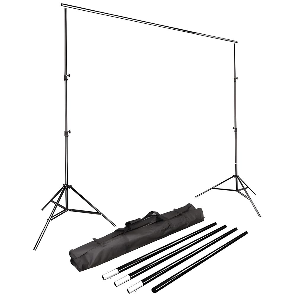 Suporte-Fundo-Infinito-Greika-YS-504-3x3m-com-Bolsa-e-Barra--2.9mts- Suporte-Fundo-Infinito-Greika-YS-504-3x3m-com-Bolsa-e-Barra--2.9mts-