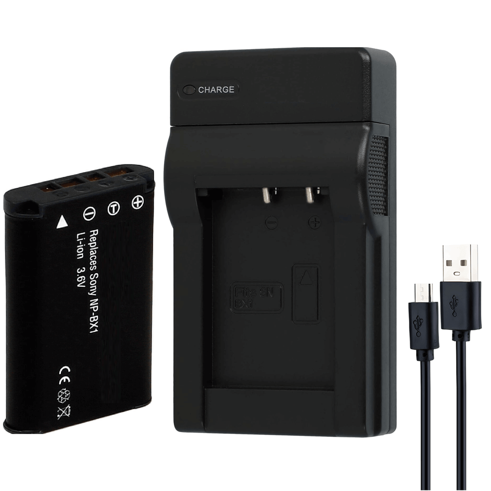 Kit-Bateria-e-Carregador-NP-BX1-para-Sony-Cyber-shot-e-Action-Cam--USB- Kit-Bateria-e-Carregador-NP-BX1-para-Sony-Cyber-shot-e-Action-Cam--USB-