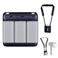 suporte-adaptador-de-bateria-3x-np-f-para-dc-100w-com-alca-crossbody-portatil