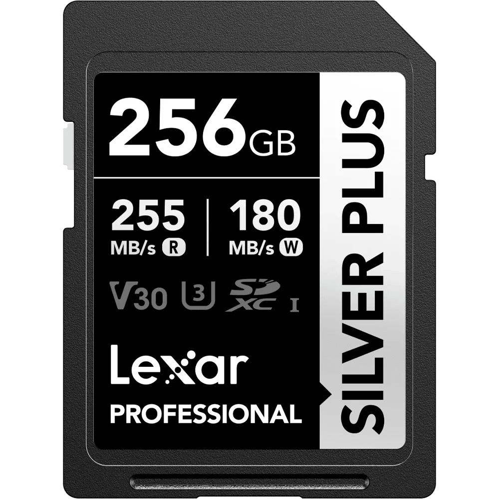 Cartao-SDXC-256Gb-Lexar-Silver-Plus-Professional-255MB-s-4K-UHS-I-V30-U3 Cartao-SDXC-256Gb-Lexar-Silver-Plus-Professional-255MB-s-4K-UHS-I-V30-U3
