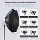 Softbox-Amaran-Octa-Dome-120-Octogonal-com-Montagem-Bowens--120cm-