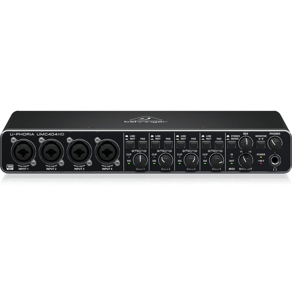 Interface-de-Audio-Behringer-UMC404HD-USB-4x4-Audio-MIDI Interface-de-Audio-Behringer-UMC404HD-USB-4x4-Audio-MIDI
