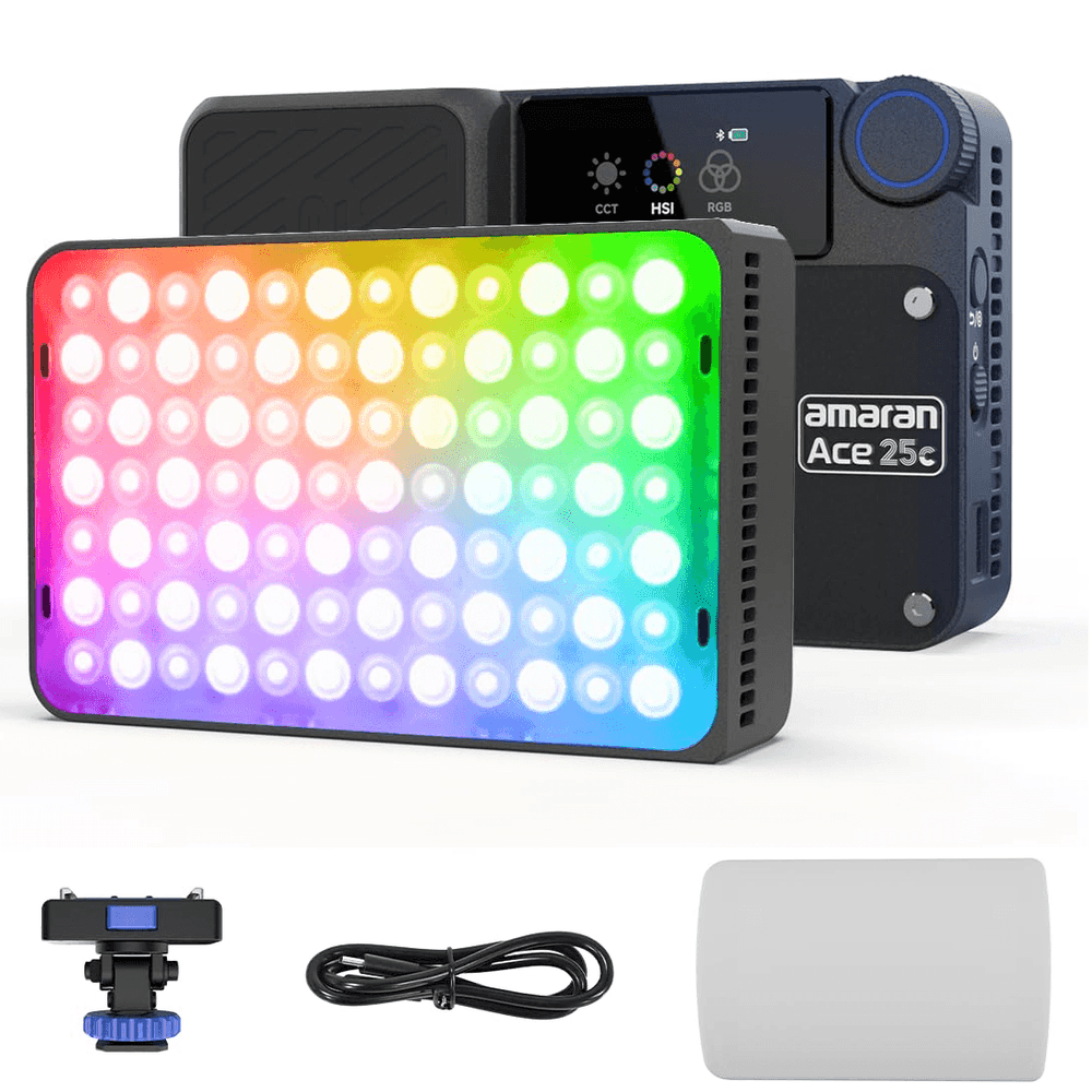 Painel-Led-Amaran-Ace-25c-RGB-Full-Color-25W-Light-RGBWW--Charcoal- Painel-Led-Amaran-Ace-25c-RGB-Full-Color-25W-Light-RGBWW--Charcoal-