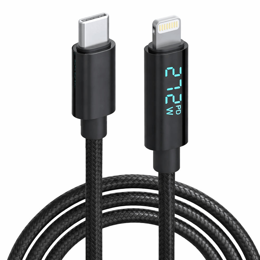 Cabo-USB-C-para-Lightning-27W-PD-com-Display-LED-Carregamento-Rapido-3mts Cabo-USB-C-para-Lightning-27W-PD-com-Display-LED-Carregamento-Rapido-3mts