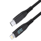 Cabo-USB-C-para-Lightning-27W-PD-com-Display-LED-Carregamento-Rapido-3mts