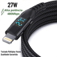 Cabo-USB-C-para-Lightning-27W-PD-com-Display-LED-Carregamento-Rapido-2mts