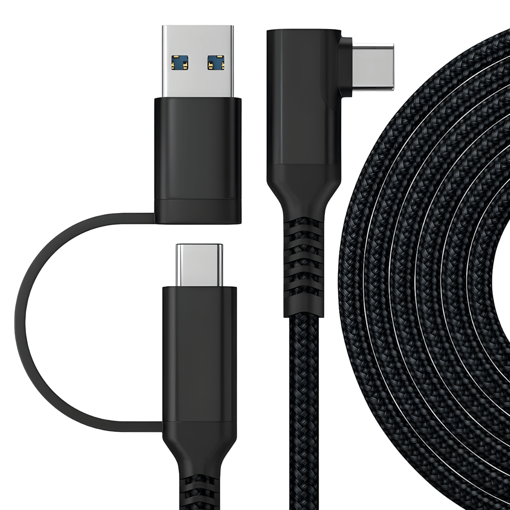 Cabo-USB-C-90°-VR-Link-2-em-1-USB-A---USB-C-5Gbps-para-Meta-Quest-e-Smartphones-3mts Cabo-USB-C-90°-VR-Link-2-em-1-USB-A---USB-C-5Gbps-para-Meta-Quest-e-Smartphones-3mts