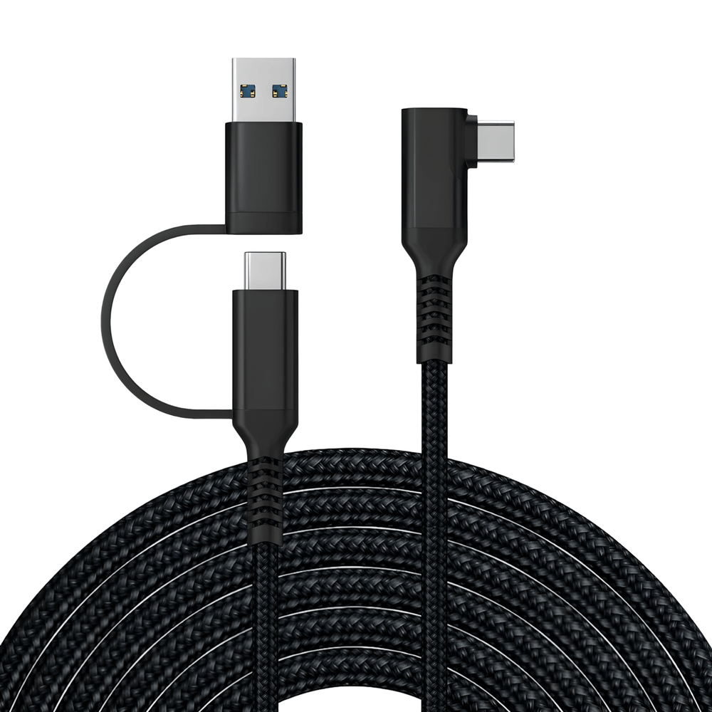 Cabo-USB-C-90°-VR-Link-2-em-1-USB-A---USB-C-5Gbps-para-Meta-Quest-e-Smartphones-6mts Cabo-USB-C-90°-VR-Link-2-em-1-USB-A---USB-C-5Gbps-para-Meta-Quest-e-Smartphones-6mts