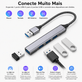 Hub-USB-Slim-4x-Portas-1x-USB-3.0-5Gbps---3x-USB-2.0
