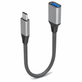 Cabo-OTG-USB-C-para-USB-3.0-Femea-Trancado-5Gbps-15cm