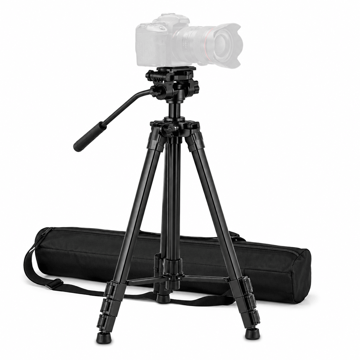 Tripé Kingjoy VT-910 Panorâmico 360° até 5kg - eMania Foto e Video