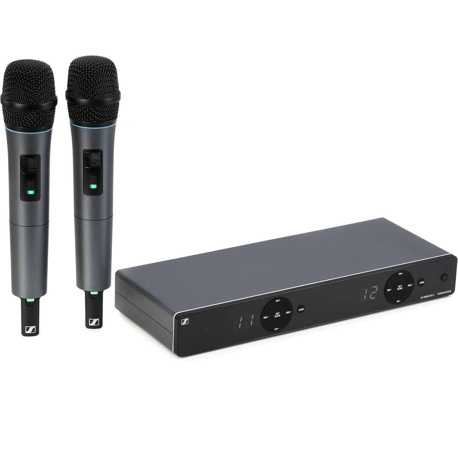 Microfone Sem Fio Duplo Sennheiser XSW 1-825 Dual UHF - eMania