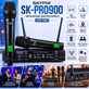 Microfone-de-Mao-Sem-Fio-Duplo-Skypix-SK-PRO900-UHF-DSP