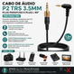 Cabo-P2-TRS-3.5mm-Plug-Parafuso-e-Plug-L-Estereo-de-Audio--TRS-para-TRS-