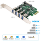 Placa-de-Expansao-PCI-Express-4x-Portas-USB-3.0-Transferencia-ate-5-Gb-s