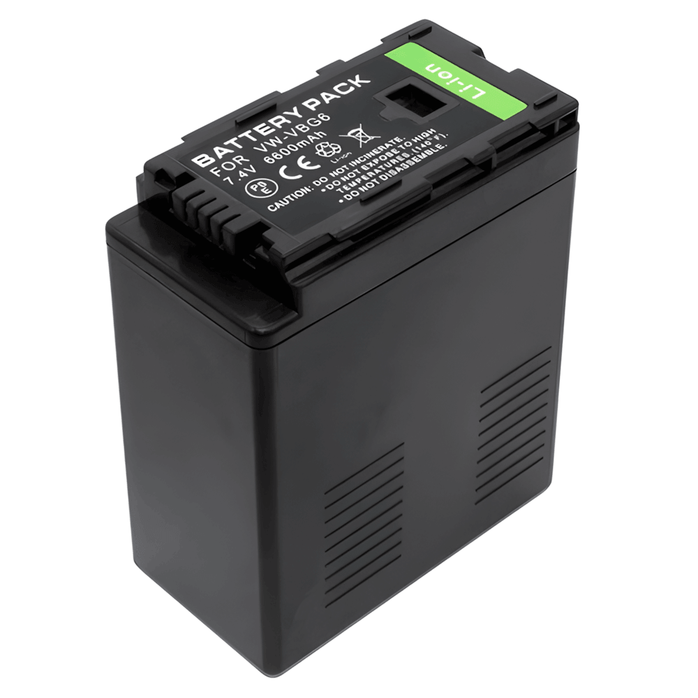 Panasonic バッテリーパック VW-VBG6-K Bateria Mamen VW-VBG6 Panasonic 7.4V 6600mAh - eMania Foto e Video